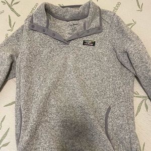 LL Bean Women’s Sweater/Jacket-quarter zip